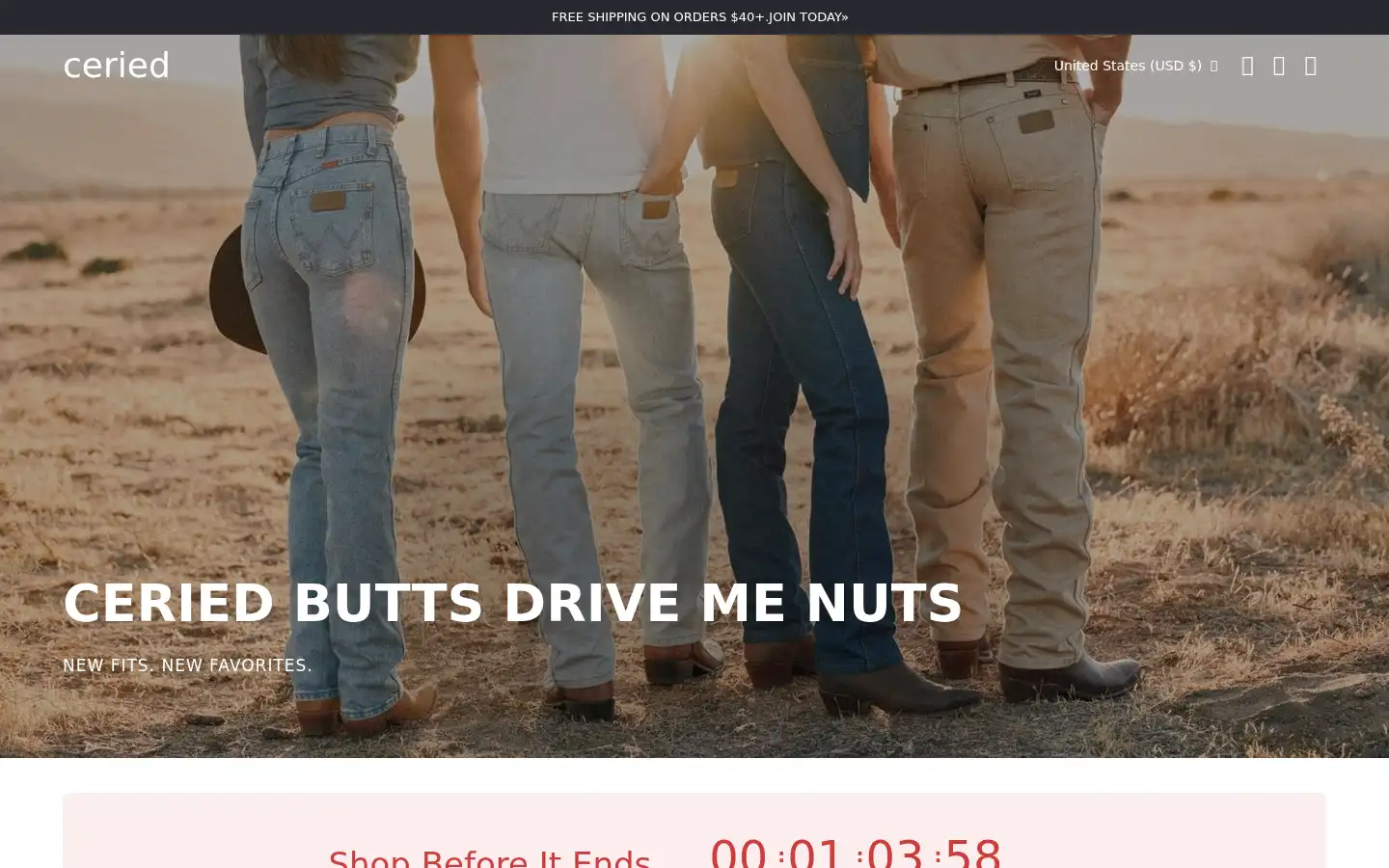 Screenshot of ceried.com