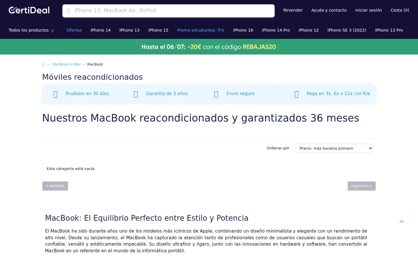 Screenshot of certideal.es