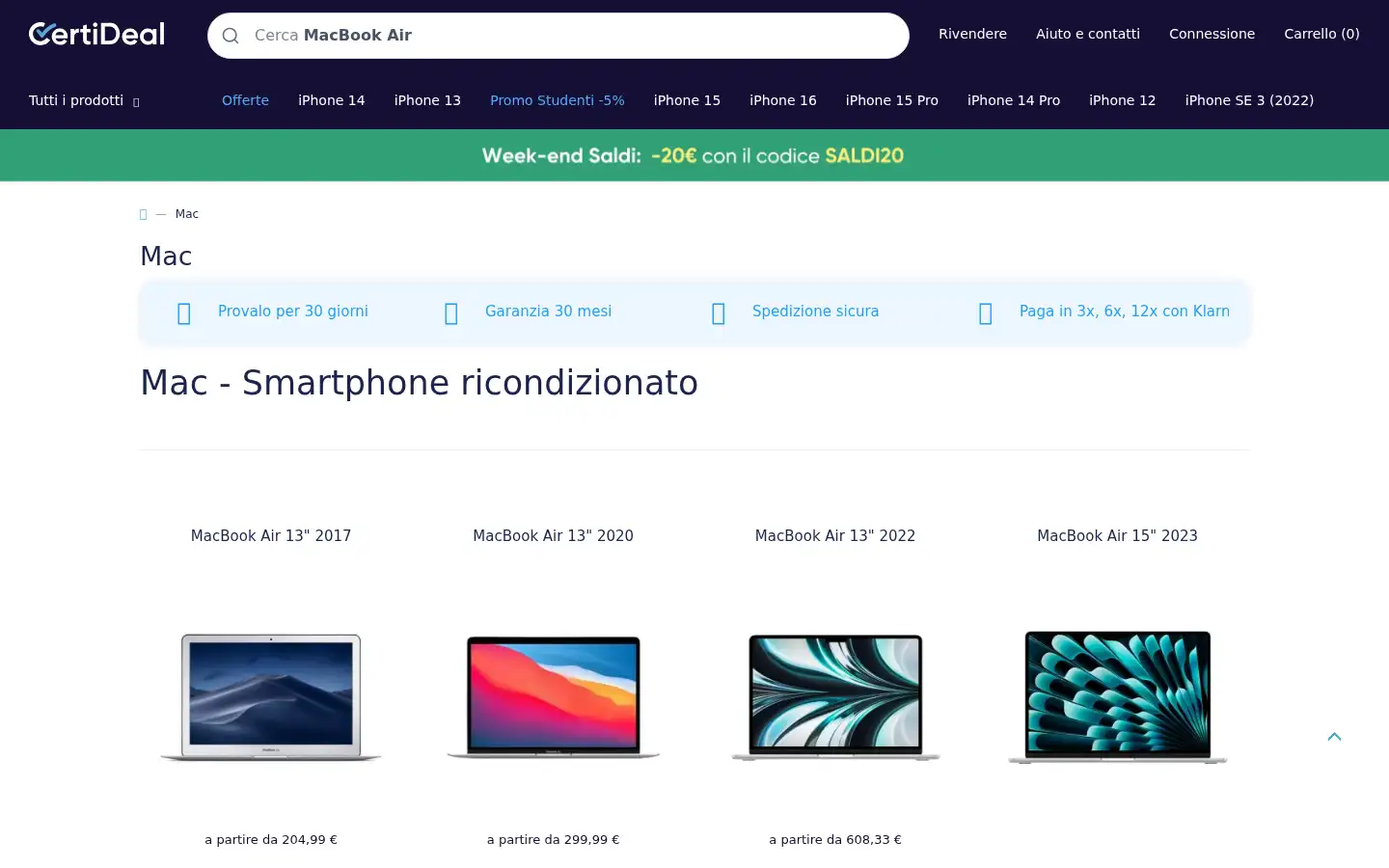 Screenshot of certideal.it