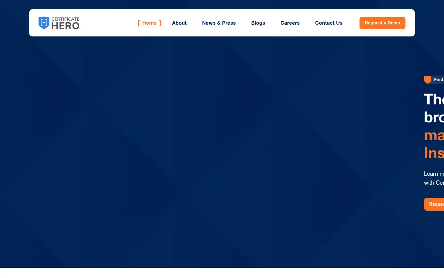 Screenshot of certificatehero.com