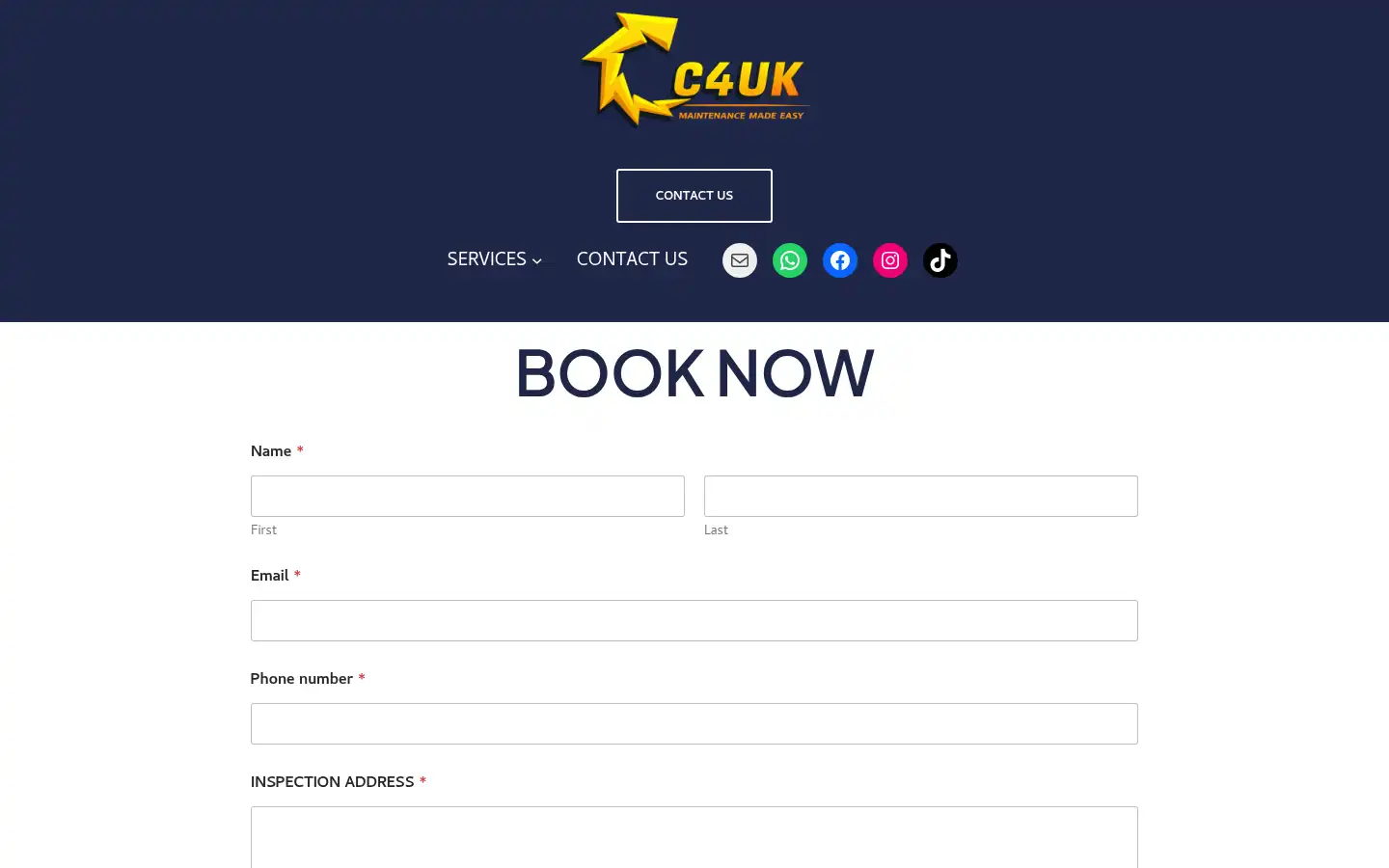 Screenshot of certificates4uk.co.uk