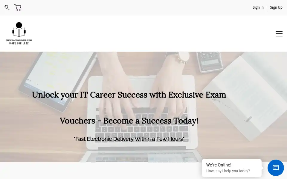 Screenshot of certshopservices.net