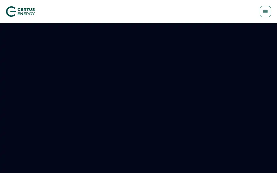 Screenshot of certusenergy.co.uk