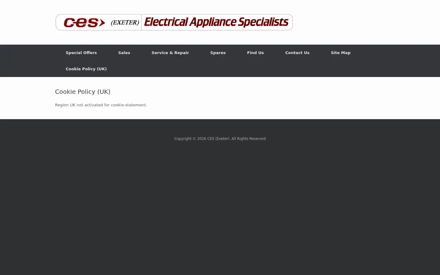 Screenshot of cesexeter.co.uk