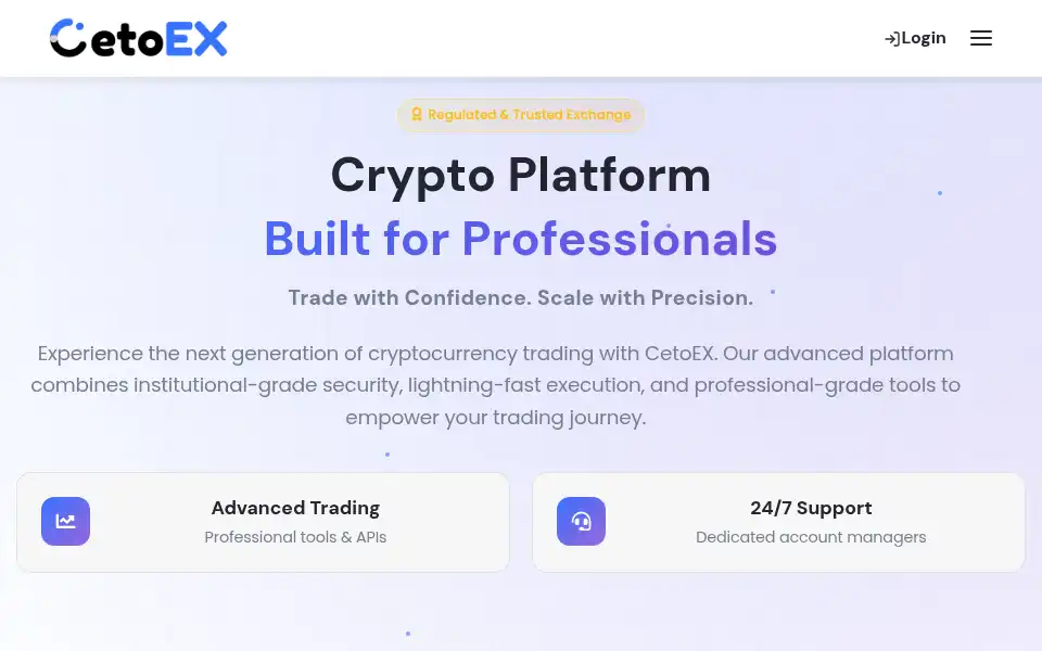 Screenshot of cetoex.com