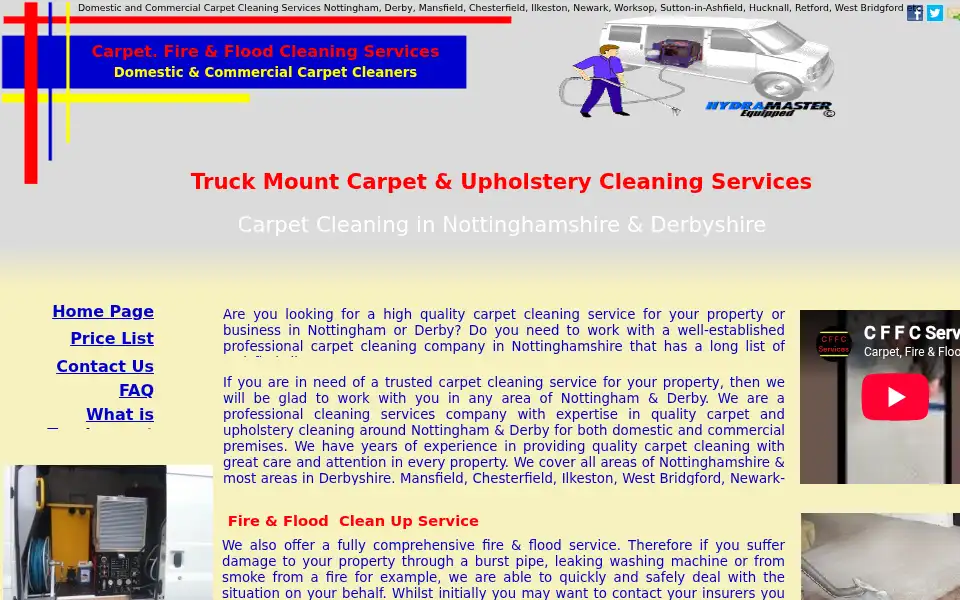 Screenshot of cffcservices.co.uk