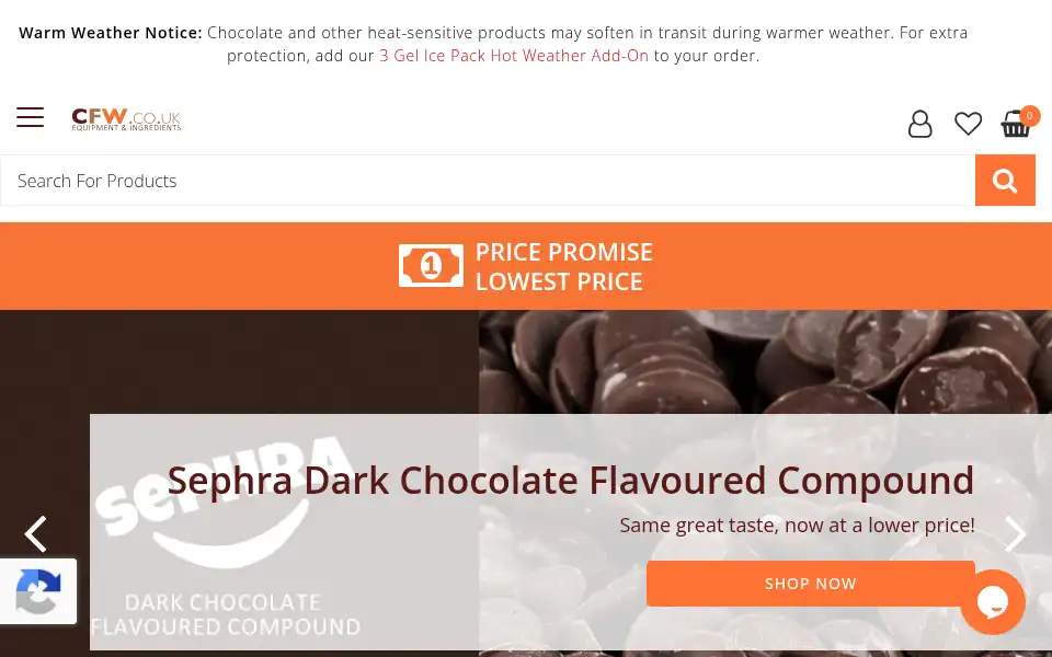Screenshot of cfw.co.uk