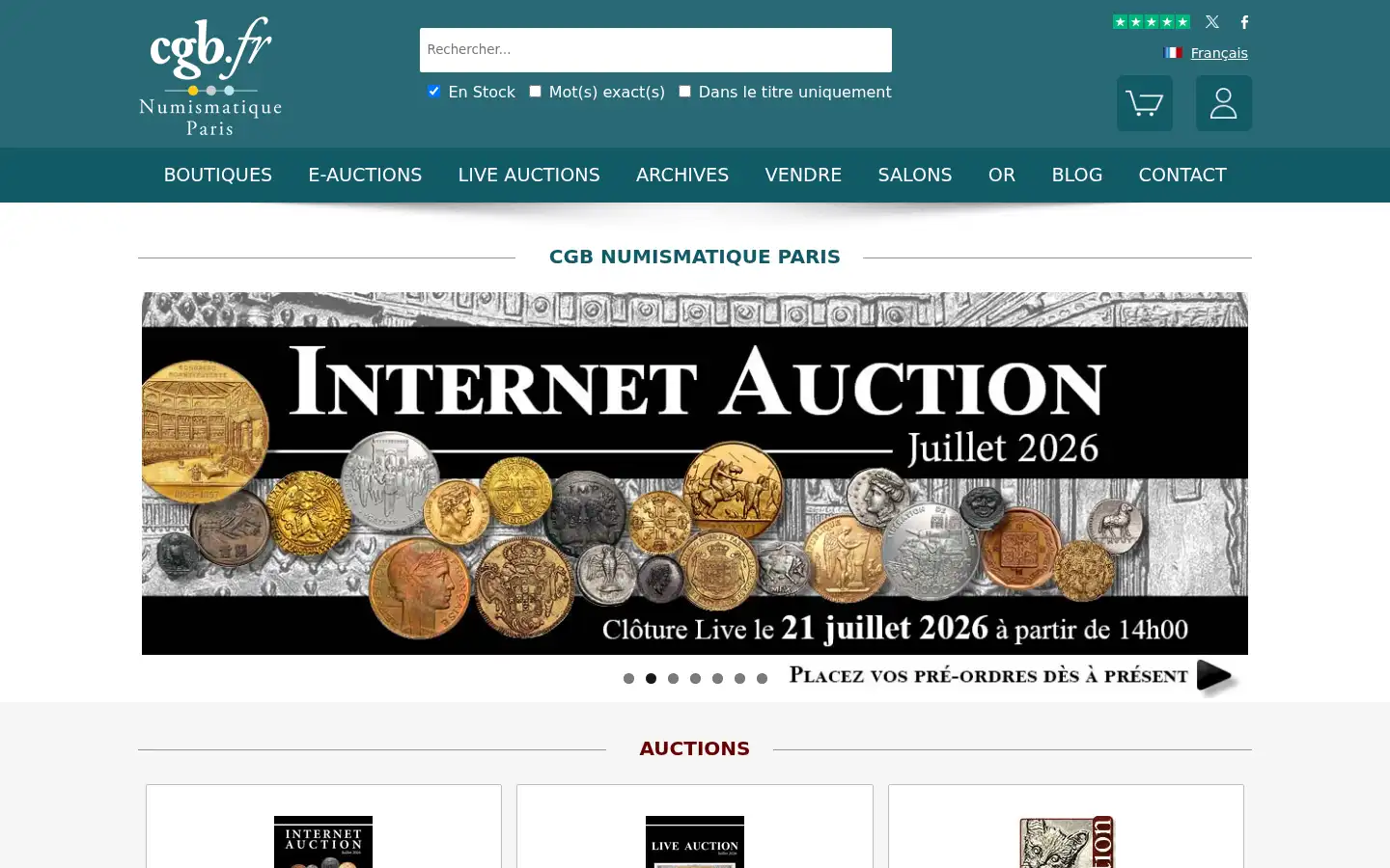 Screenshot of cgb.fr