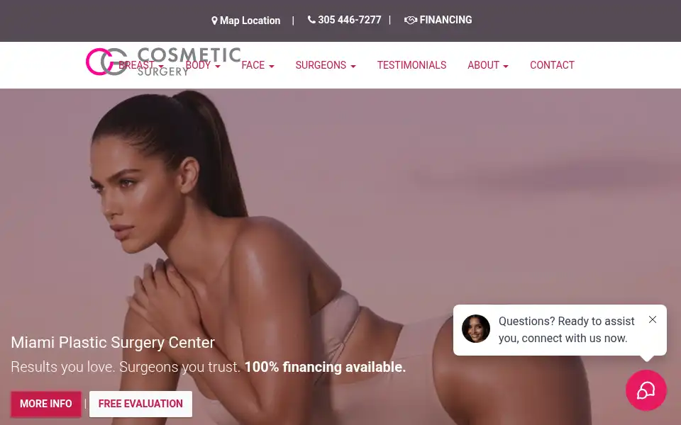 Screenshot of cgcosmetic.com