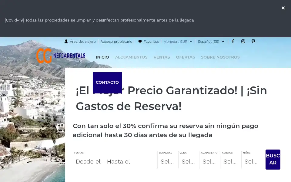 Screenshot of cgnerjarentals.com