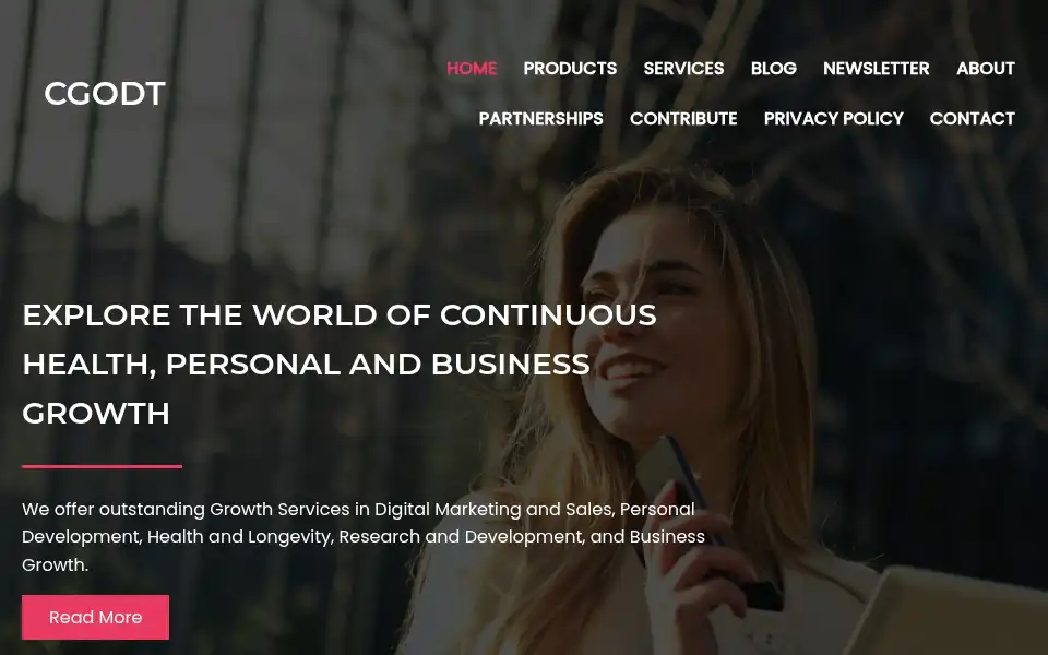 Screenshot of cgodt.com