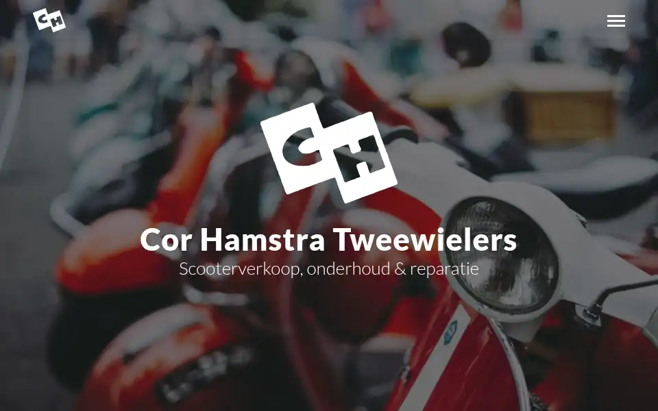 Screenshot of ch-scooters.nl
