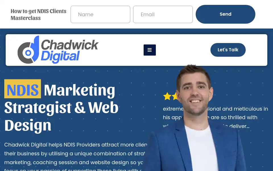Screenshot of chadwickdigital.com.au