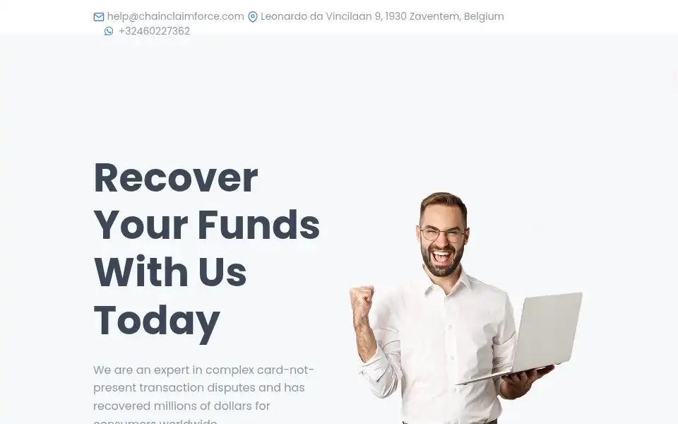 Screenshot of chainclaimforce.com