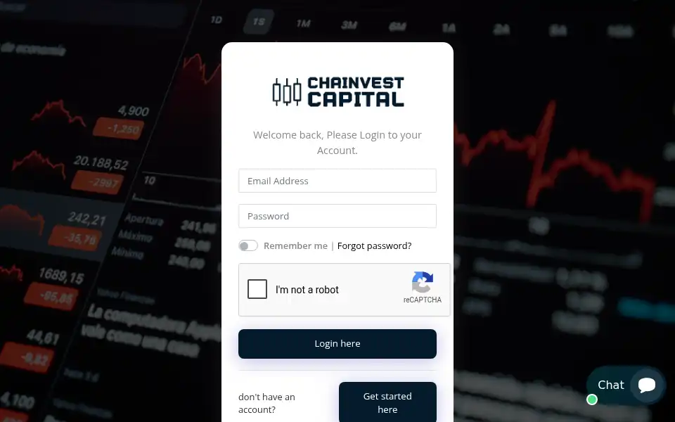 Screenshot of chainvestcapital.xyz