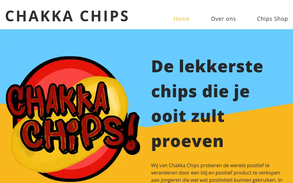 Screenshot of chakkachips.yolasite.com