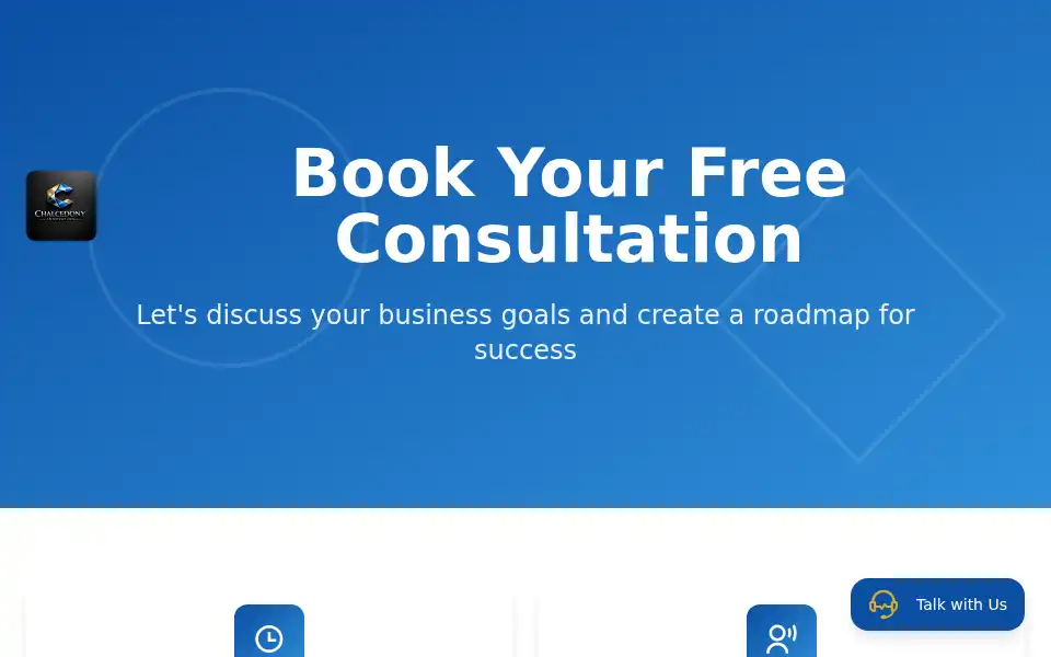 Screenshot of chalcedonyinnovation.com
