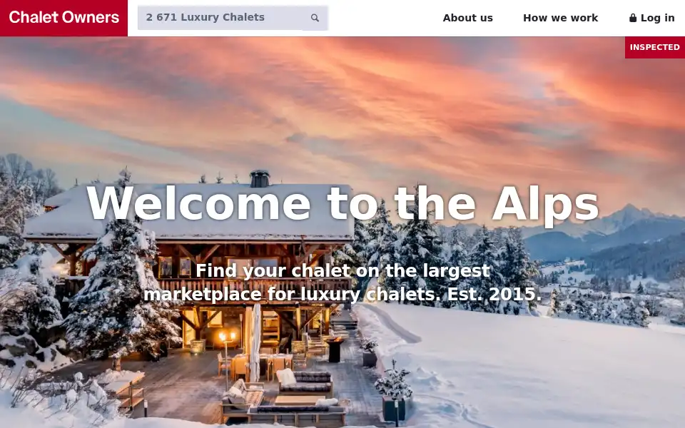 Screenshot of chaletowners.com