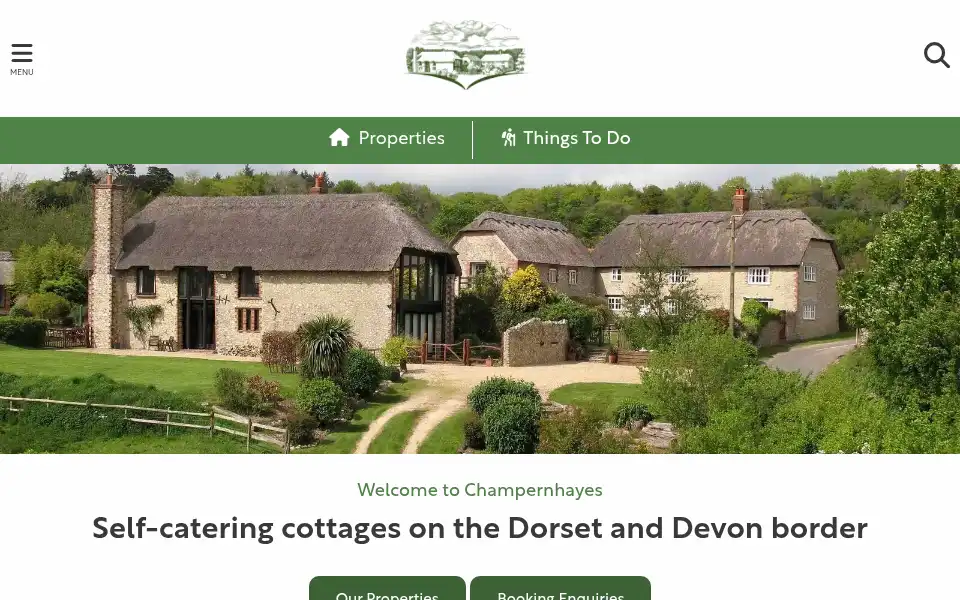 Screenshot of champernhayes.com