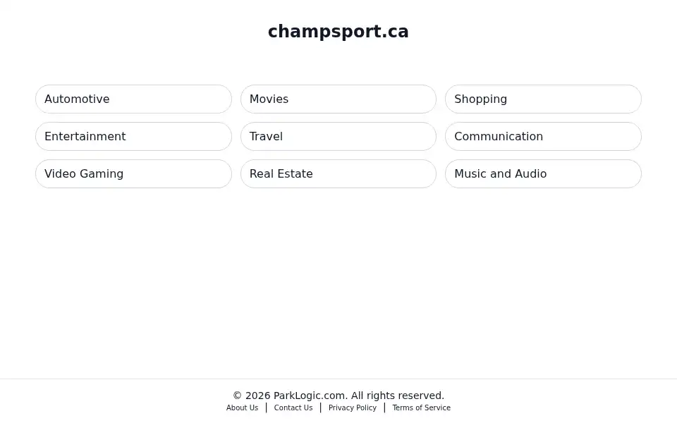 Screenshot of champsport.ca