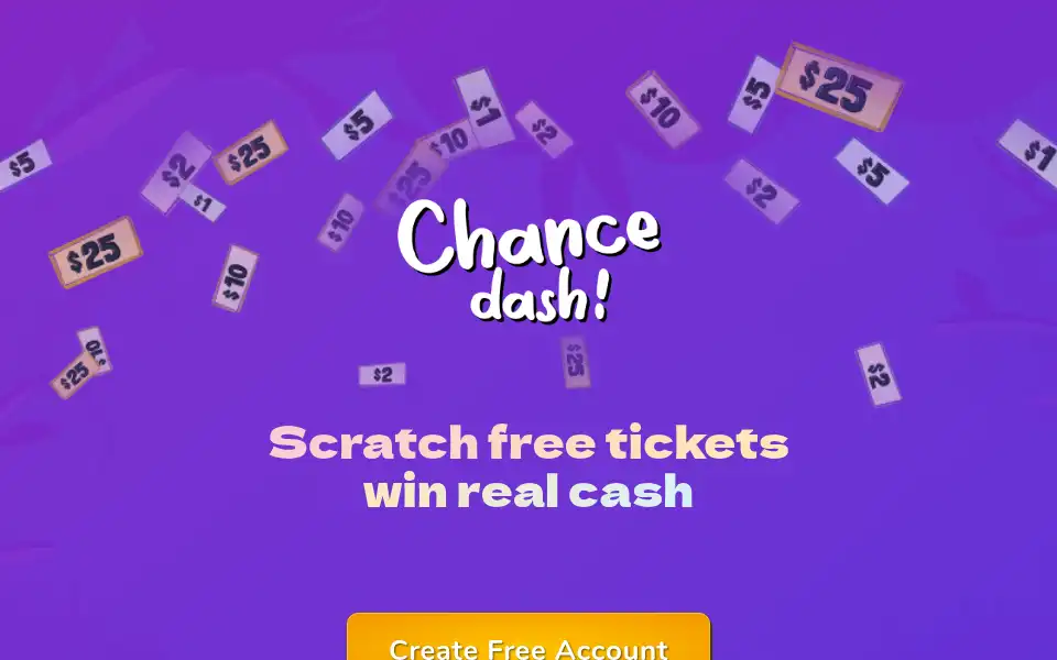Screenshot of chancedash.com