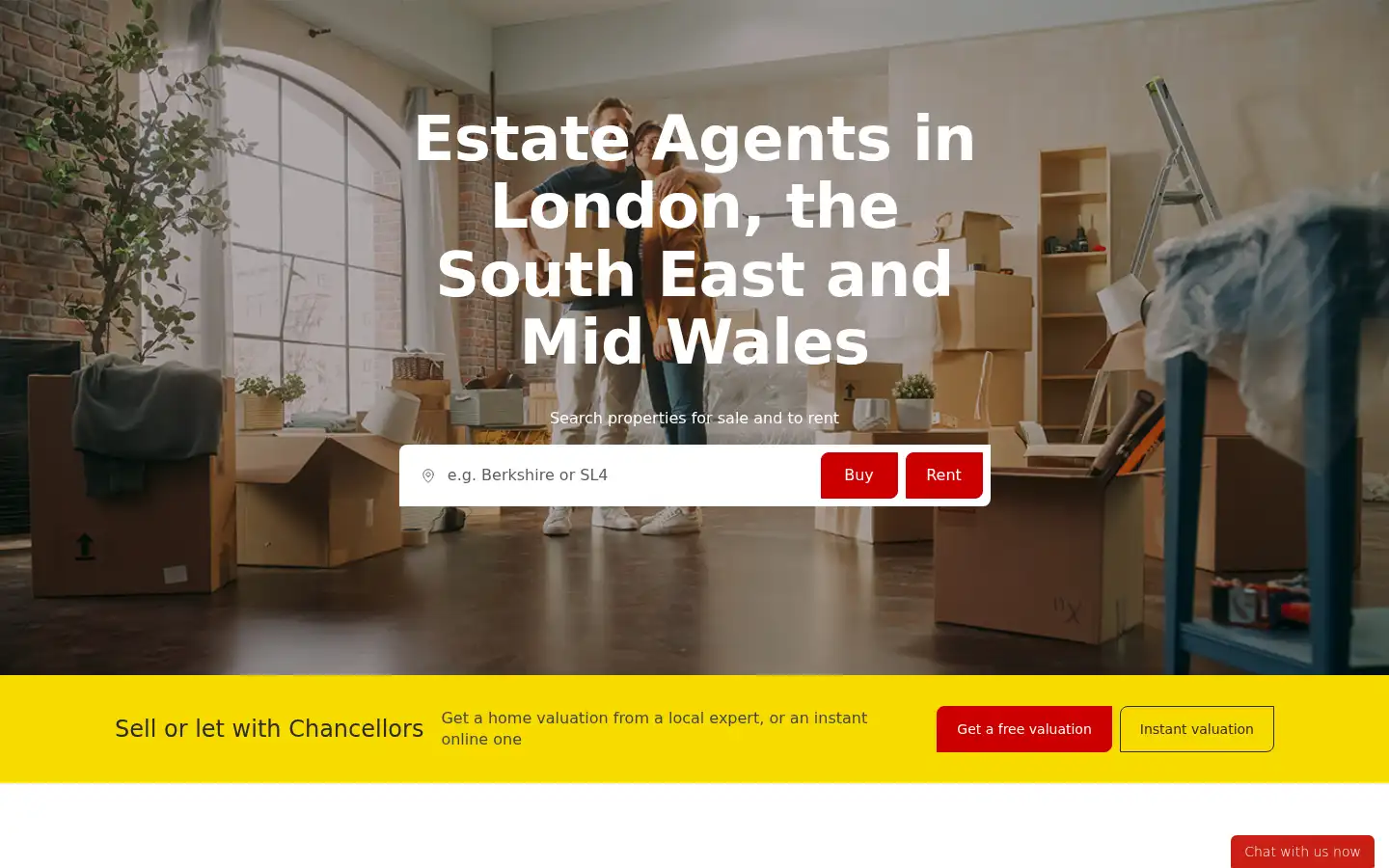 Screenshot of chancellors.co.uk