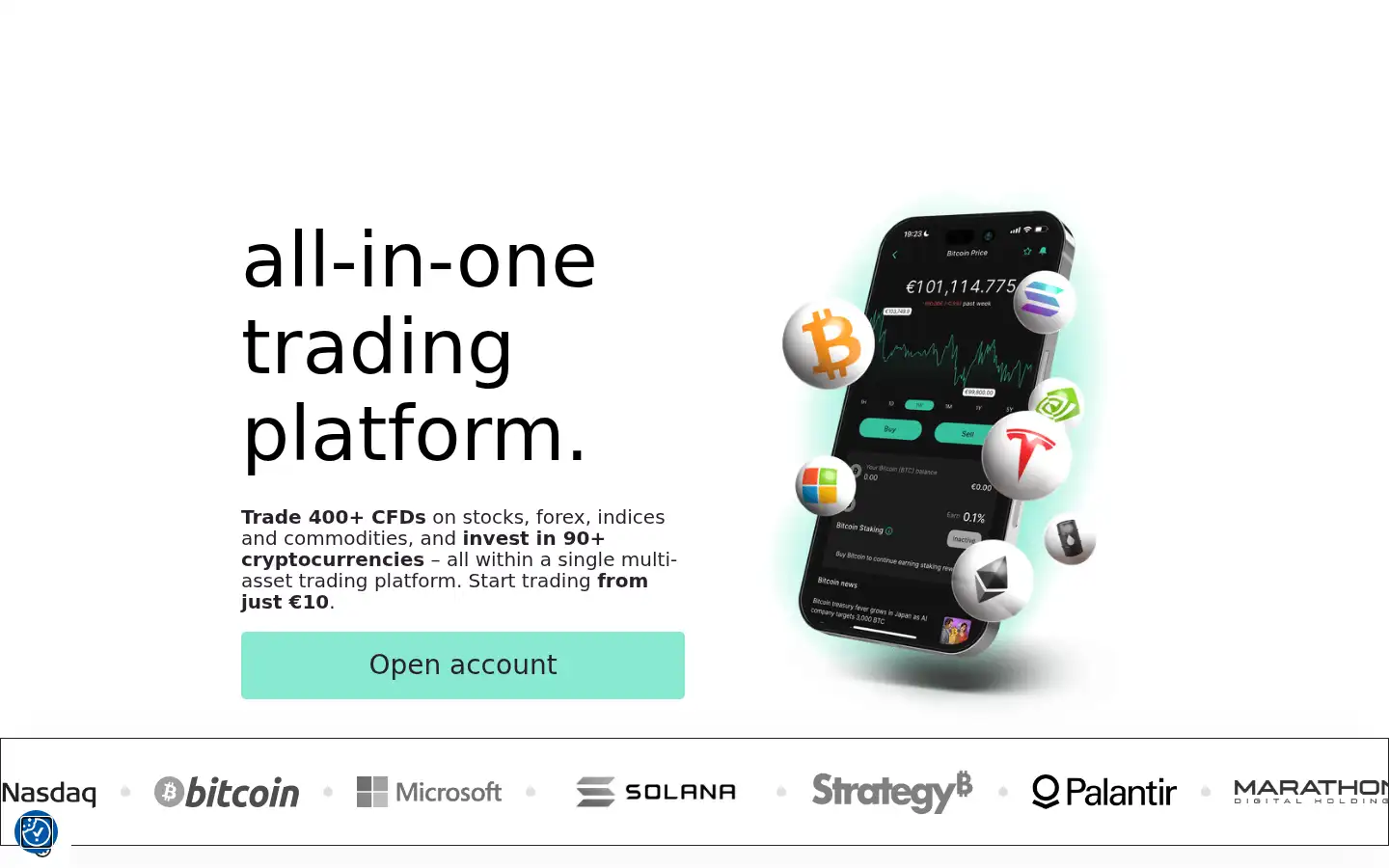 Screenshot of changeinvest.com