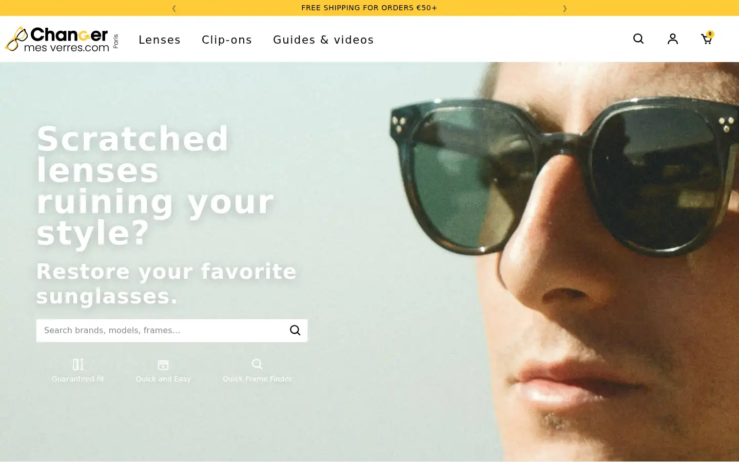 Screenshot of changermesverres.com