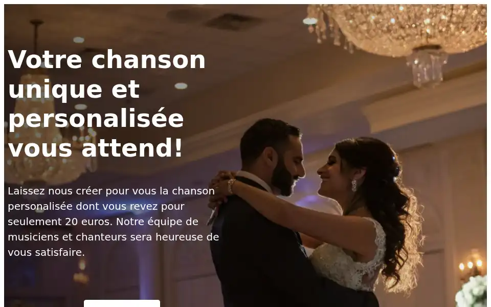 Screenshot of chansonunique.net