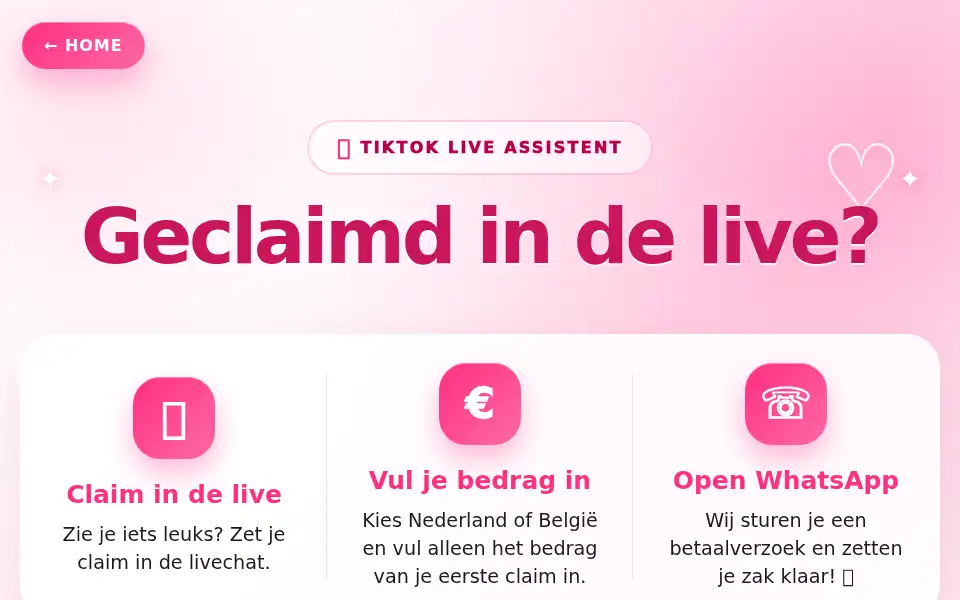 Screenshot of chantelleutrecht.nl