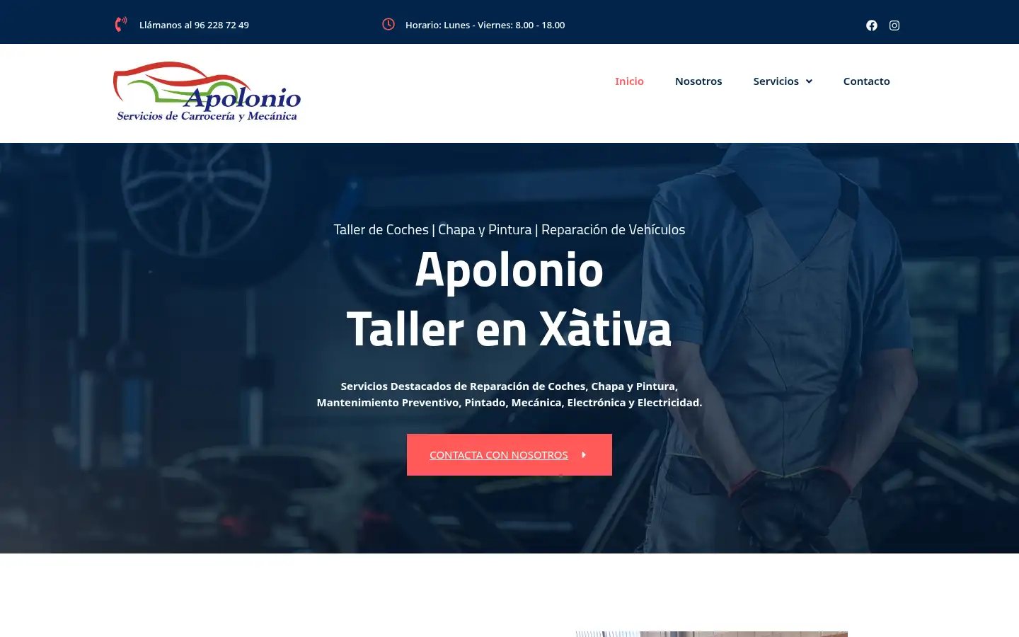 Screenshot of chapaypinturaapolonio.com
