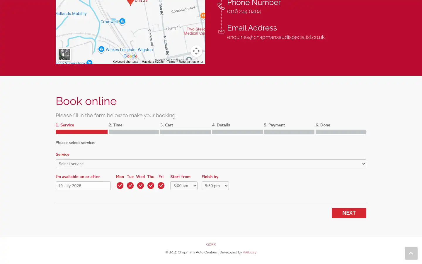 Screenshot of chapmansaudispecialist.co.uk