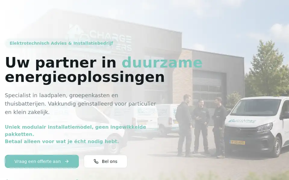 Screenshot of chargemasters.nl