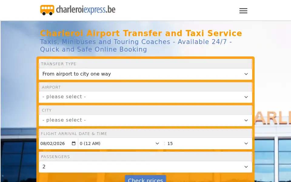Screenshot of charleroiexpress.be