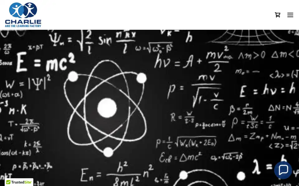 Screenshot of charlieandthelearningfactory.com