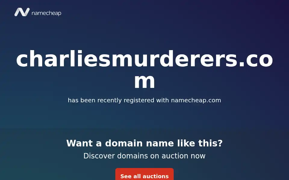 Screenshot of charliesmurderers.com