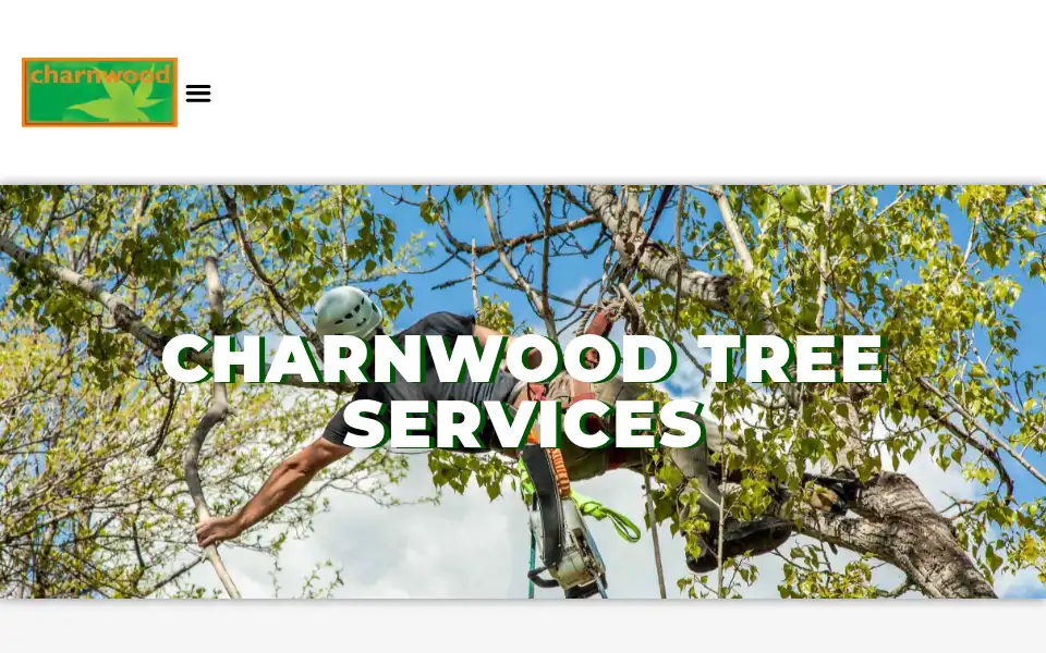 Screenshot of charnwoodtrees.com