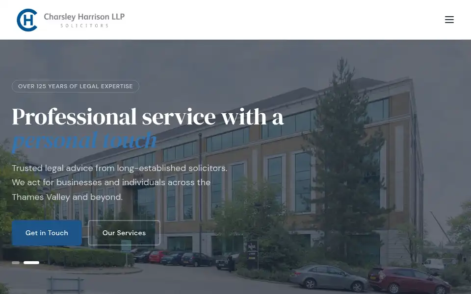 Screenshot of charsleyharrison.com