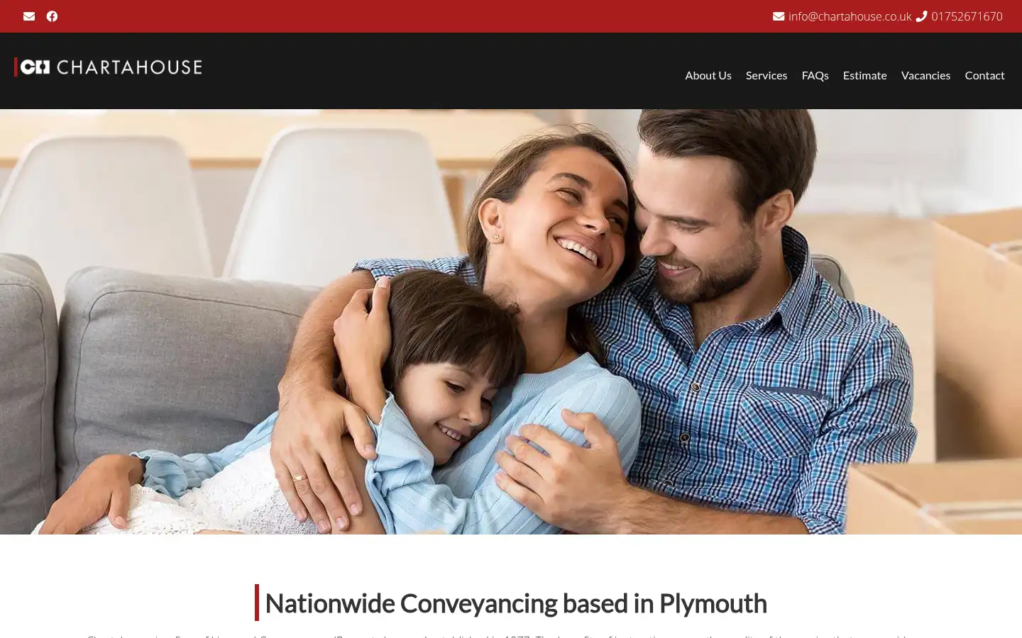 Screenshot of chartahouse.co.uk