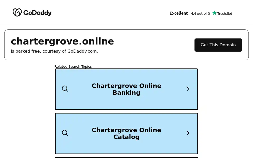 Screenshot of chartergrove.online