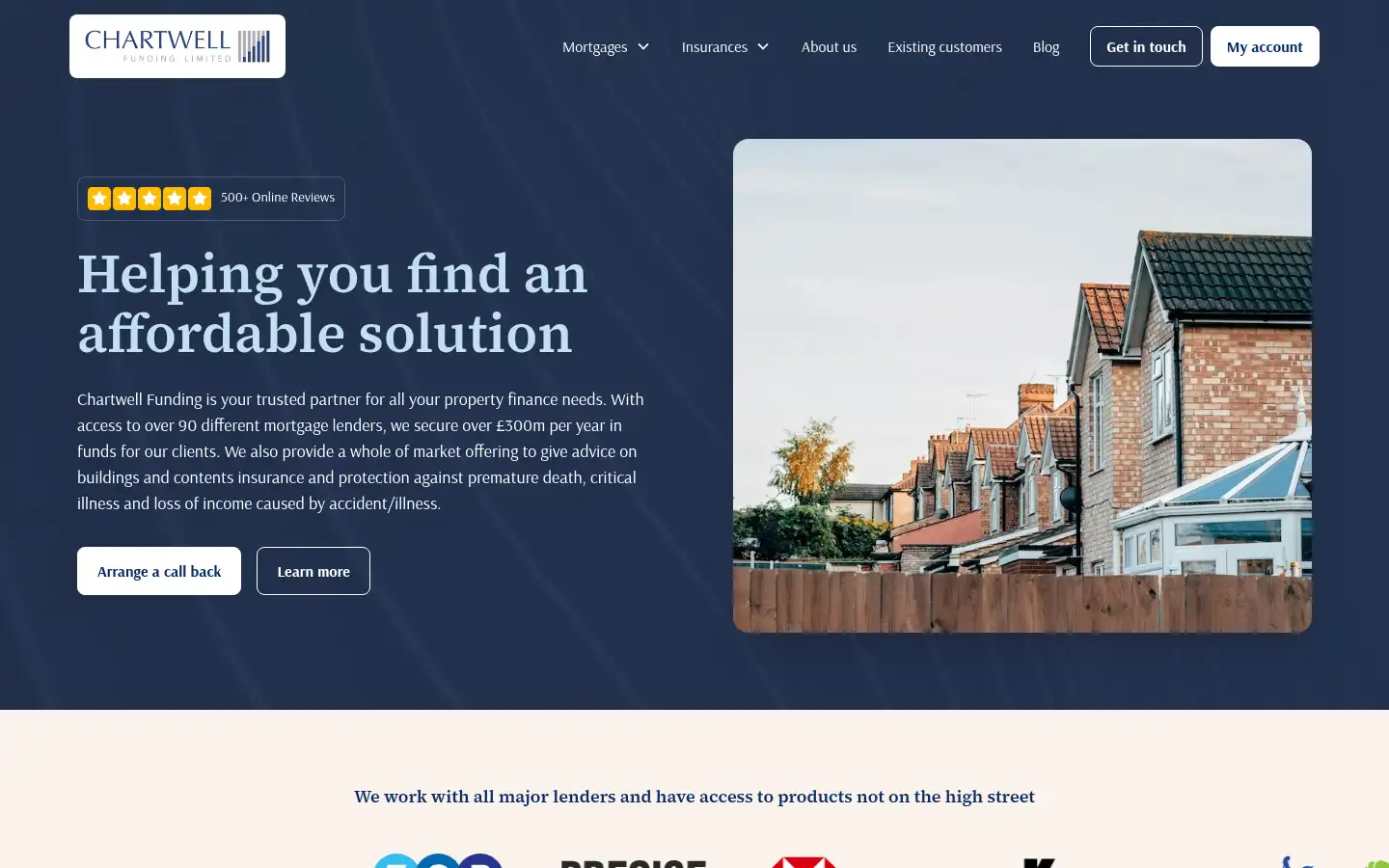 Screenshot of chartwellfunding.co.uk