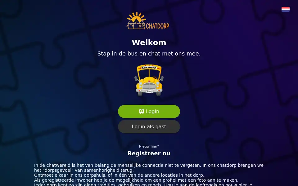 Screenshot of chatdorp.nl