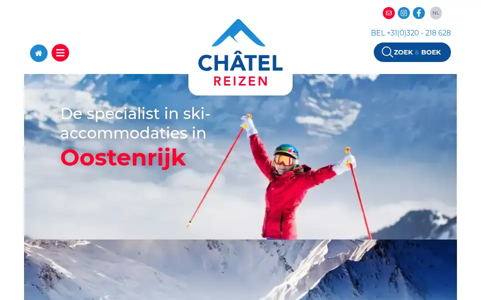 Screenshot of chatel.nl