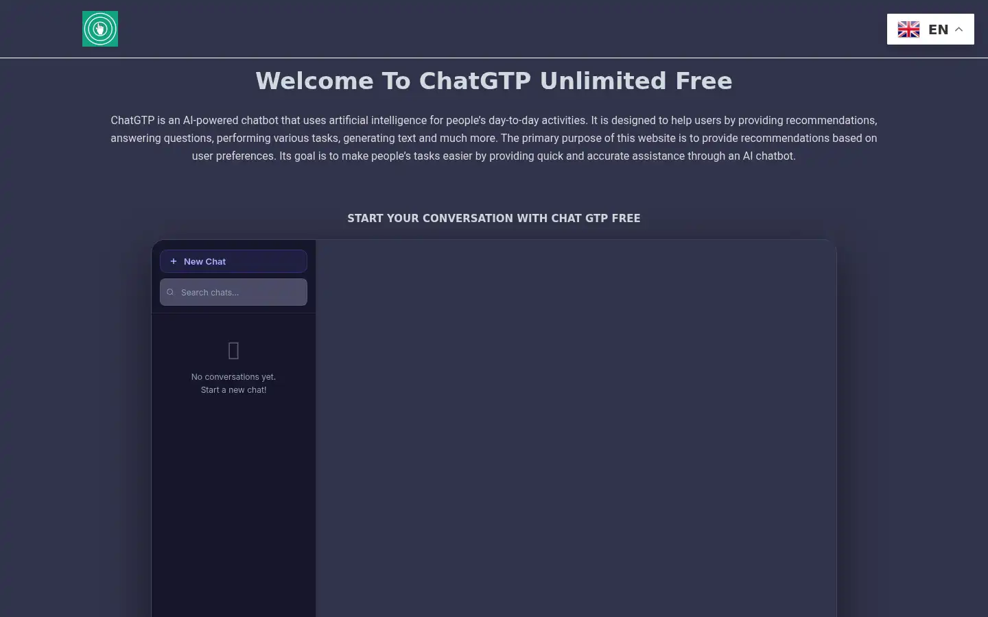 Screenshot of chatgtp.ca