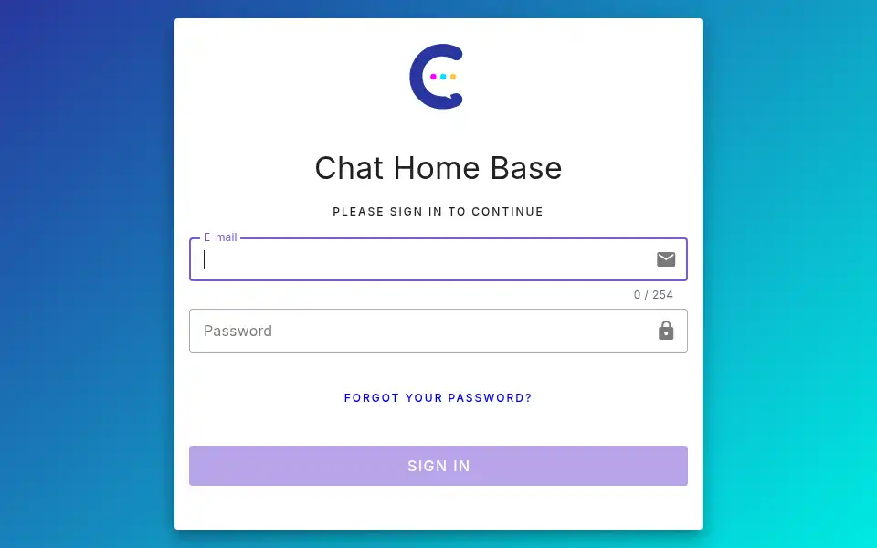 Screenshot of chathomebase.com