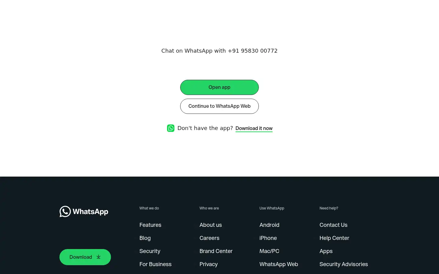 Screenshot of chati.ai