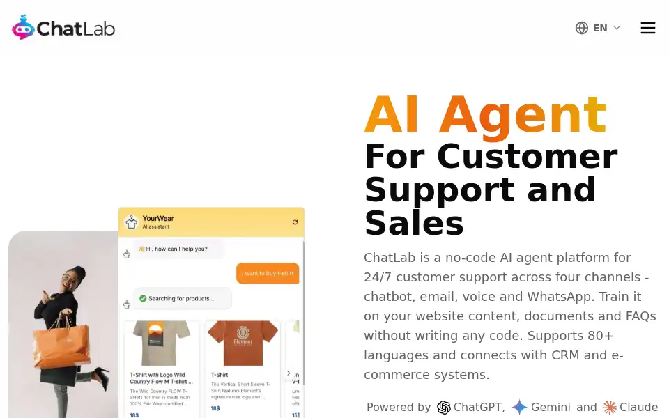 Screenshot of chatlab.com