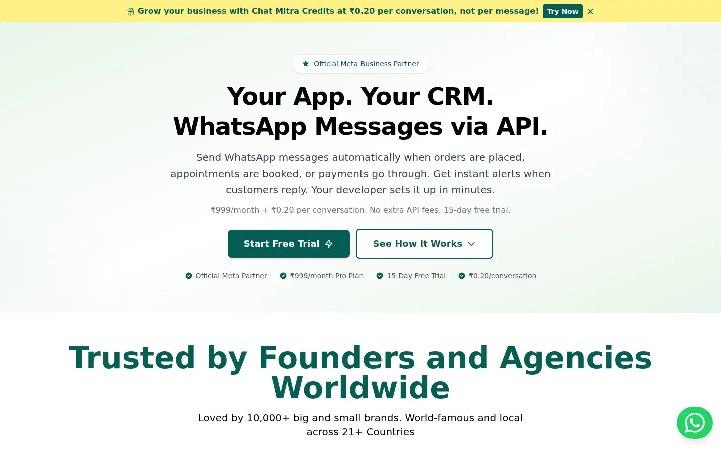 Screenshot of chatmitra.com
