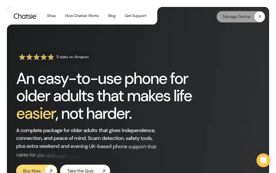 Screenshot of chatsie.com