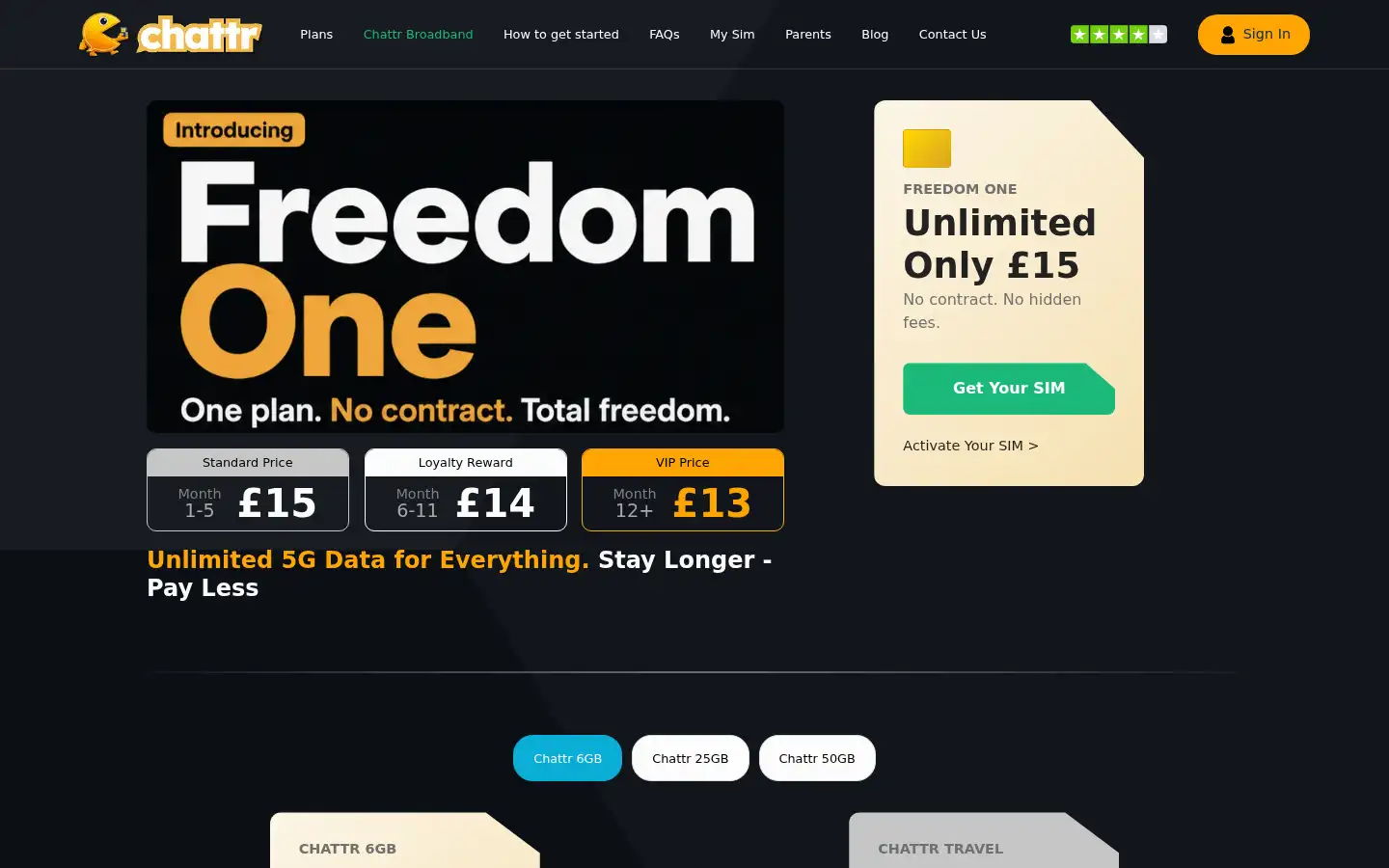 Screenshot of chattr.co.uk